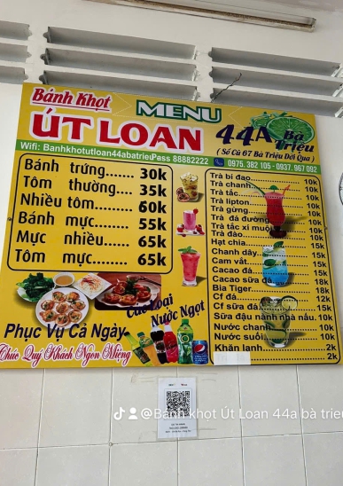 MENU QUÁN 